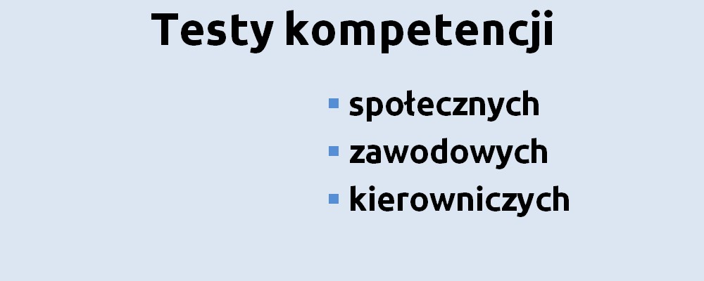 Kompetencje